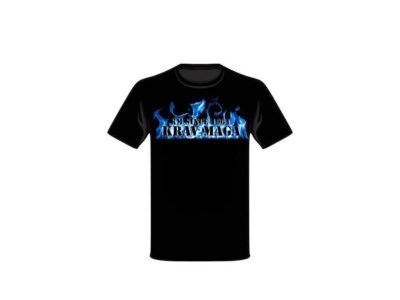 KRAV MAGA T-SHIRT BLUE FIRE