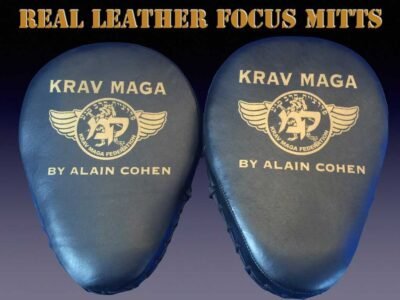 KRAV MAGA FOCUS MITTS - REAL LEATHER